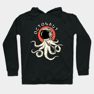 Octonaut, Astronaut Octopus, Santa Octopus Playing Drums, Christmas Octopus, Gift for Octopus Lover Hoodie